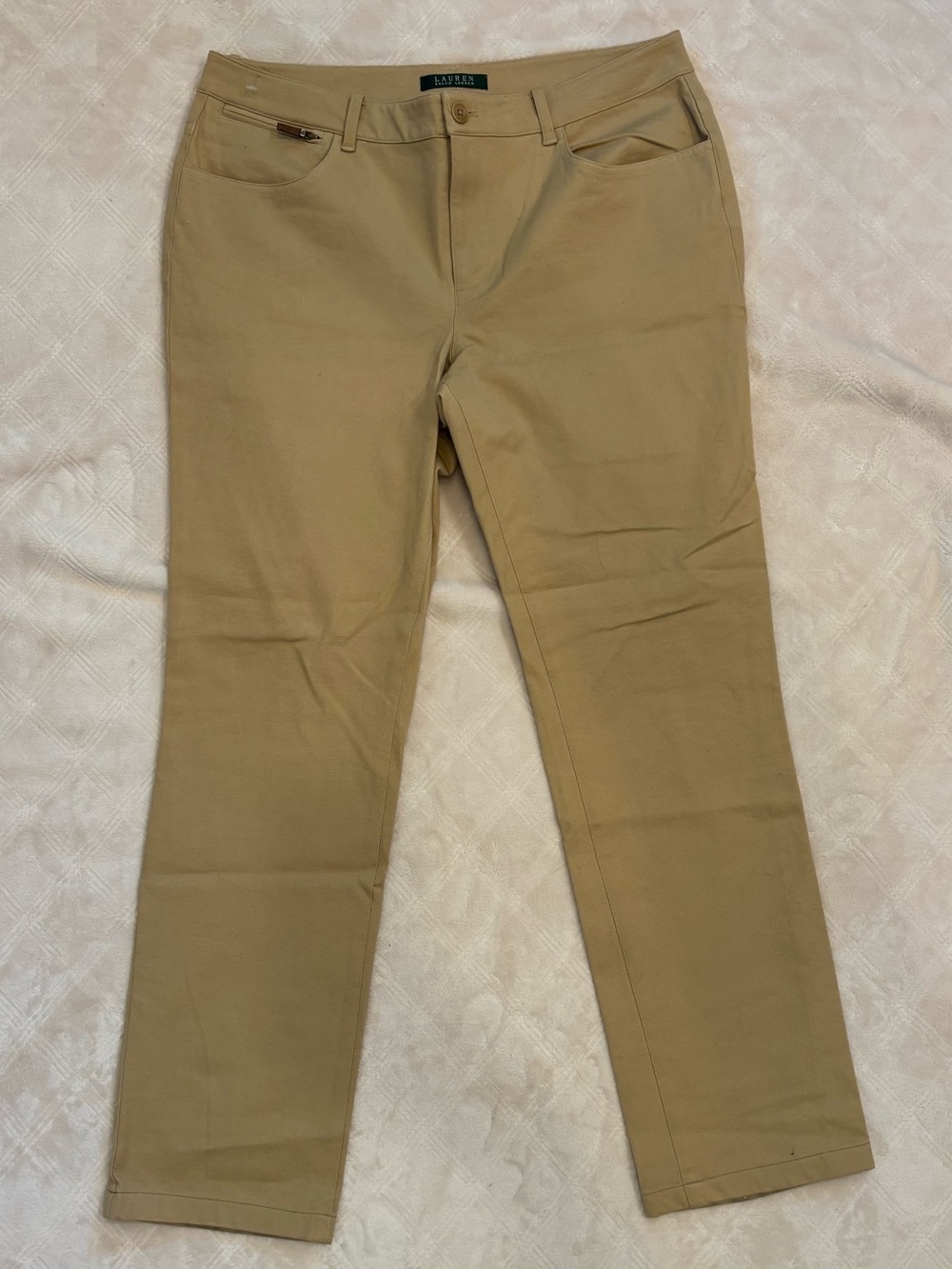 Ralph Lauren Khaki/Tan Slim Chinos